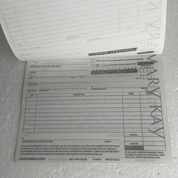 Mary Kay cosmetics sales tickets Consultants bundle 100 - Picture 4 of 7